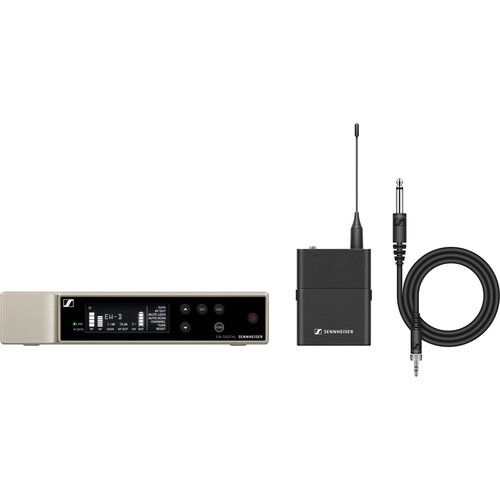 젠하이져 Sennheiser EW-D CI1 SET Digital Wireless Instrument System Kit with Lavalier Microphone (Q1-6: 470 to 526 MHz)