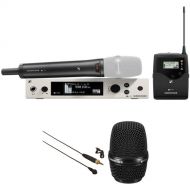 Sennheiser ew 300 G4-Base Combo Wireless Microphone System with ME 2-II Lavalier and MMD 835 Dynamic Capsule Kit (AW+: 470 to 558 MHz)