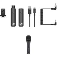 Sennheiser XSW-D PORTABLE INTERVIEW SET Digital Camera-Mount Wireless Plug-On Microphone Kit with e 835 Mic (2.4 GHz)