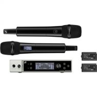 Sennheiser EW-DX 835-S SET Dual-Channel Digital Wireless System with Two Handheld Mics & MMD 835 Capsules (R1-9: 520 to 607 MHz)