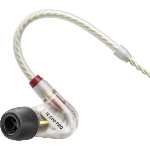 젠하이져 Sennheiser IE 500 PRO In-Ear Headphones for Wireless Monitoring Systems (Clear)