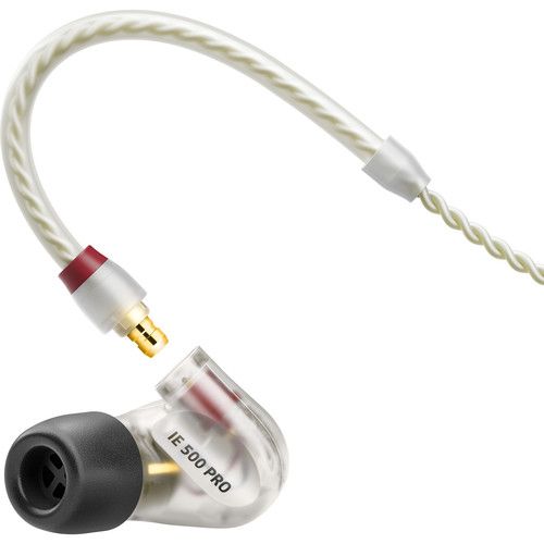 젠하이져 Sennheiser IE 500 PRO In-Ear Headphones for Wireless Monitoring Systems (Clear)