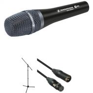 Sennheiser e 965 Handheld Condenser Microphone Kit with Tripod Boom Stand and Cable