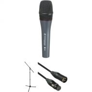 Sennheiser E 865 Handheld Condenser Microphone Kit with Tripod Boom Stand and Cable
