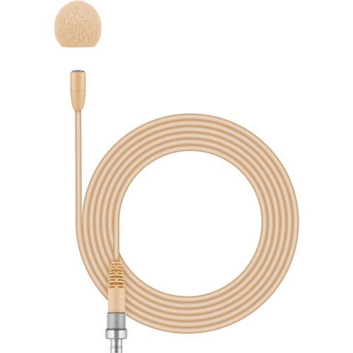 젠하이져 Sennheiser MKE Essential Omnidirectional Microphone with 3-Pin LEMO Connector (Beige)