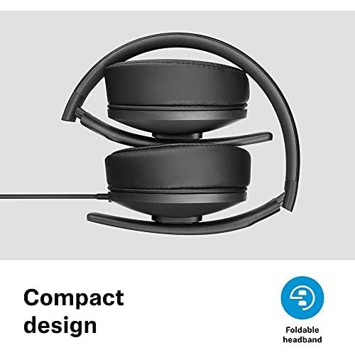 젠하이져 [아마존베스트]Sennheiser HD 300 Lightweight Foldable Around-Ear Headphones - Black