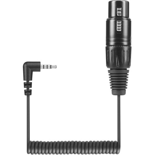 젠하이져 [아마존베스트]Sennheiser KA 600XLR Female to Mini Jack 3.5mm Microphone for iOS Product MKE600I KA600I Cable,