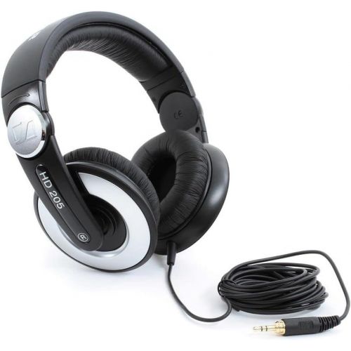  [아마존베스트]Sennheiser Consumer Audio Sennheiser HD 205-II Studio Grade DJ Headphones (Black/Grey)