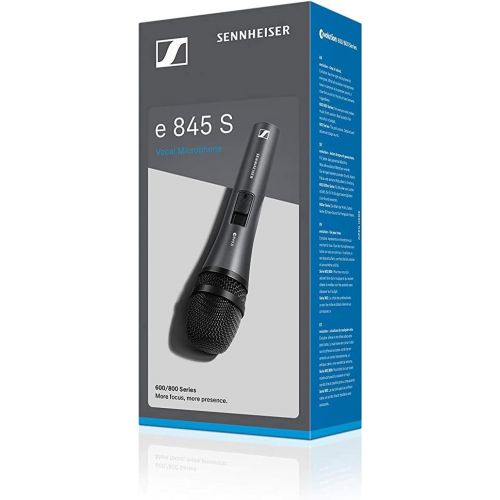  [아마존베스트]Sennheiser Pro Audio Sennheiser E 845-S Dynamic Super Cardioid Microphone