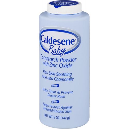  Caldesene Baby Cornstarch Powder With Zinc Oxide 5 oz (Pack of 6)