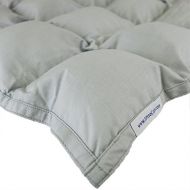 SensaCalm Therapeutic Small Weighted Blanket - Light Gray 6 lb (for 50 lb user)