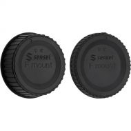 Sensei Body Cap and Rear Lens Cap Kit for Nikon F-Mount