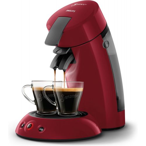  Senseo Original HD6553/80Free Standing Key Machine in Capsules 0.7L Red Coffee Machine (Free-Standing PedalCoffee Capsules, Red, Cup, Plastic, Buttons)