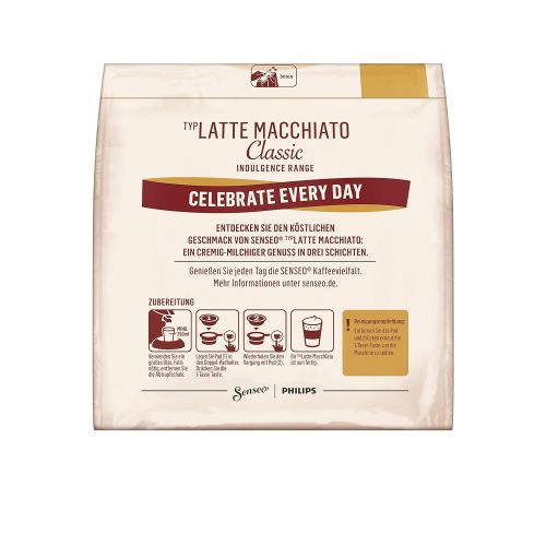 [아마존 핫딜]  [아마존핫딜]Senseo Typ Latte Macchiato Classic, 10 Pads fuer 5 Kaffee, 5er Pack (5 x 90 g)