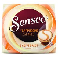 [아마존 핫딜]  [아마존핫딜]Senseo Pads Cappuccino Caramel, 80 Kaffeepads, 10er Pack, 10 x 8 Getranke