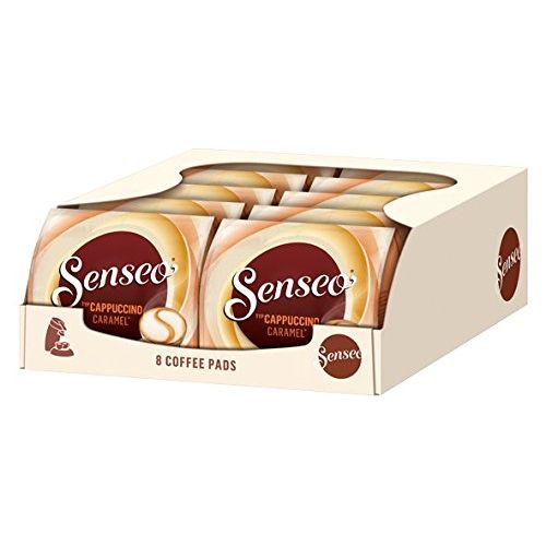  [아마존 핫딜]  [아마존핫딜]Senseo Pads Cappuccino Caramel, 80 Kaffeepads, 10er Pack, 10 x 8 Getranke