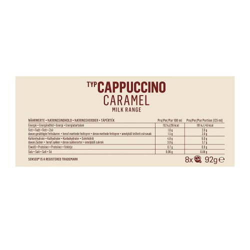  [아마존 핫딜]  [아마존핫딜]Senseo Pads Cappuccino Caramel, 80 Kaffeepads, 10er Pack, 10 x 8 Getranke