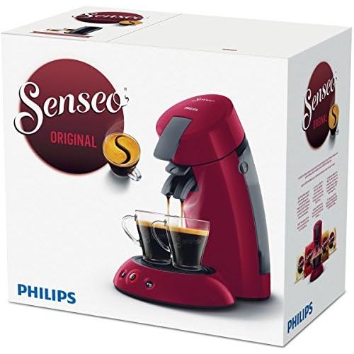  Senseo HD6553/80 Kaffeemaschine, Kunststoff, Rot