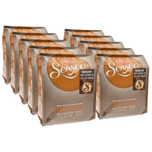  Senseo Dark Roast Coffee, 360-count Pods (10 Bags of 36 Pods)
