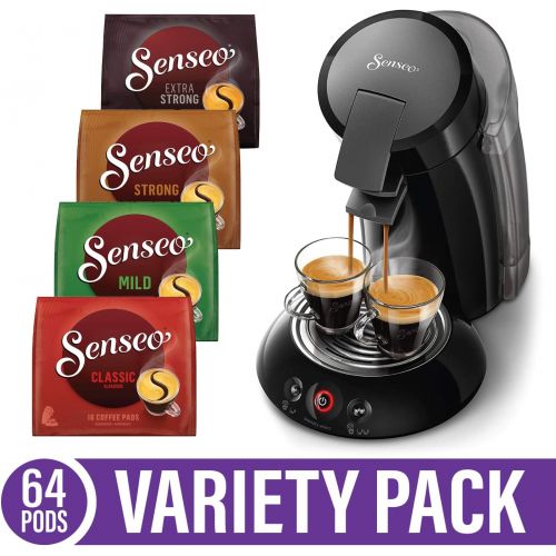  SENSEO Original XL Coffee Pod Machine, Coffee Maker, Coffee Machine, Espresso Machine for Senseo Coffee Pods, 2018 Edition, Black