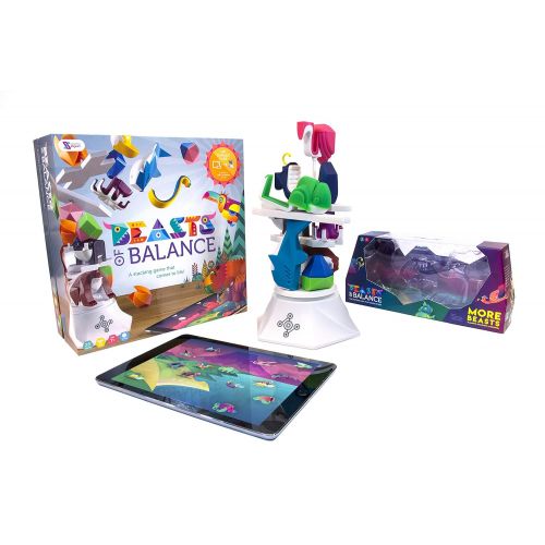  Sensible Object More Beasts Expansion for Beasts of Balance Physical-Digital Stacking Game, Age 6+