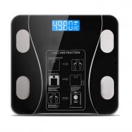 Sensitives Household LED Digital Weight Bathroom Balance Bluetooth Android or iOS Body Fat Scale Floor Scientific Smart Electronic,Black