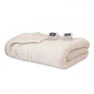 /SensorPEDIC SensorPedic Heated Electric Blanket with SensorSafe, Twin, Soft Grey