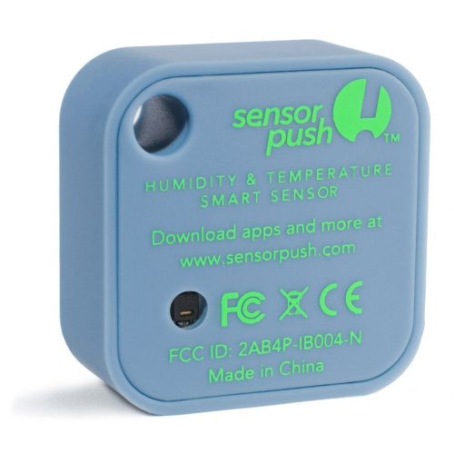  SensorPush Wireless ThermometerHygrometer for iPhoneAndroid - Humidity & Temperature Smart Sensor with Alerts