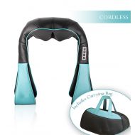 Sensorie Cordless SHIATSU DEEP Tissue Neck KNEADING Massager | with Heating Function | Includes Carrying Bag | Great for Neck, Back, Shoulder and More