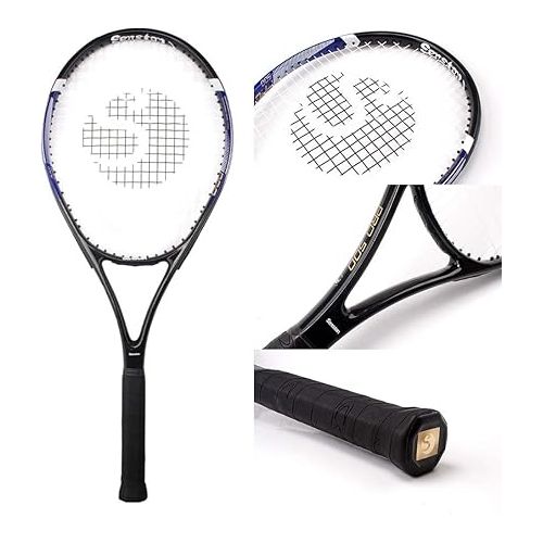  Senston Tennis Rackets for Adults 27 inch Tennis Racquets - 2 Player Tennis Racket Set with 3balls,2 Grips, 2 Vibration Dampers