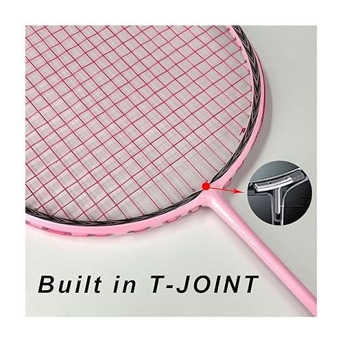  Senston S350 Badminton Racket Lightweight Badminton Racquet, Professional Women Badminton Racket