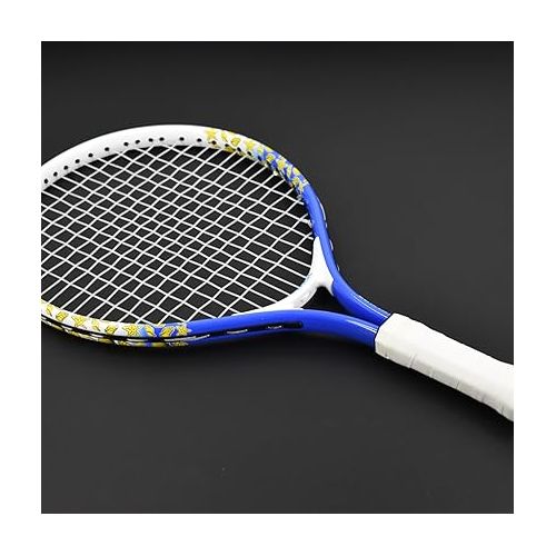  Senston 17/23 inch Tennis Racket for Kids 2-Pack Boys Girls Tennis Racquets Kids Complete Tennis Set with Balls