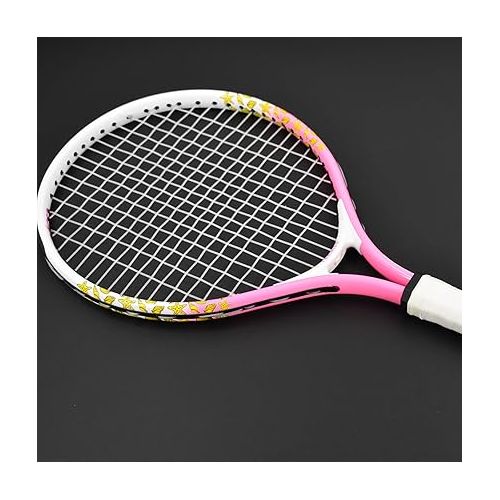  Senston 17/23 inch Tennis Racket for Kids 2-Pack Boys Girls Tennis Racquets Kids Complete Tennis Set with Balls