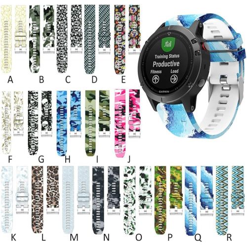  Senter 22mm Soft Silicone Sport Replacement Quick Band for Garmin Forerunner 935 Smart Watch