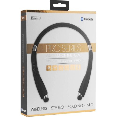  Sentry Bluetooth Pro Series Premium On-the-Neck Headphones