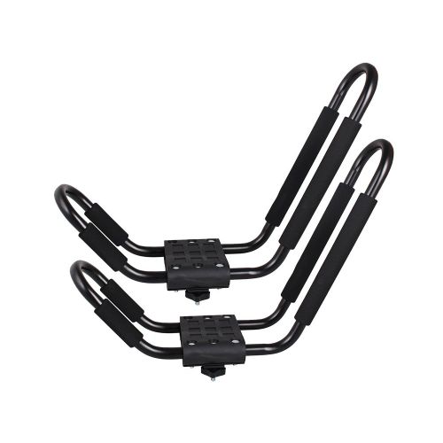  Sentry Lifetime Warranty TMS 2 Pairs J-Bar Rack HD Kayak Carrier Canoe Boat Surf Ski Roof Top Mount Car SUV Crossbar