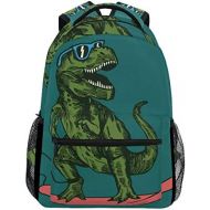 DOENR School Backpack Skateboard Dinosaur Teens Girls Boys Schoolbag