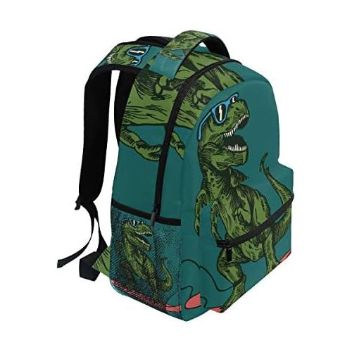  DOENR School Backpack Skateboard Dinosaur Teens Girls Boys Schoolbag