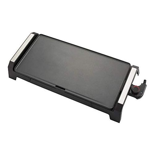  [아마존베스트]Senya SYCK-G021 Electric Grill Plate XL for 6 to 8 People Non-Stick Coating 2200 W Black