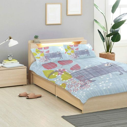  senya 3 Pieces Duvet Cover Cute Monster Soft Warm Twin Bedding Set Quilt Bed Covers for Kids Boys Girls