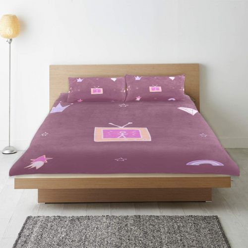  Senya senya 3 Pieces Duvet Cover Cartoon TV Soft Warm Twin Bedding Set Quilt Bed Covers for Kids Boys Girls