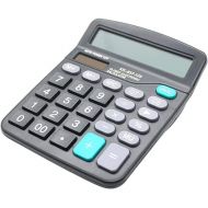 Desk Calculator, 12-Digit Solar Battery Office Calculator with Large LCD Display Big Sensitive Button, Dual Power Desktop Calculators (1)