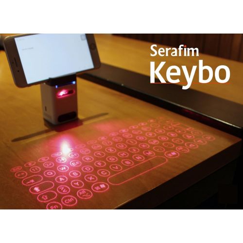  Serafim Keybo - Worlds Most Advanced Projection Keyboard & Piano (Black)
