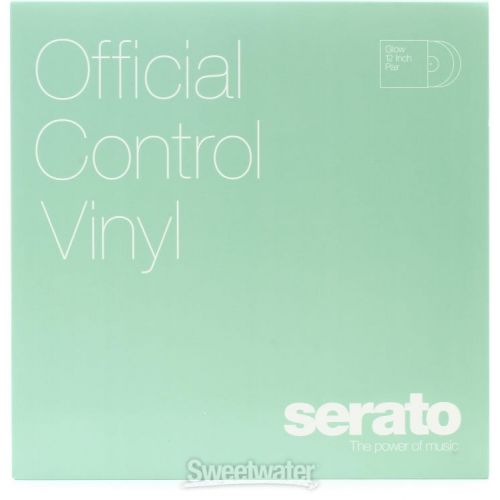  Serato 12 inch Control Vinyl Pair - Glow in the Dark