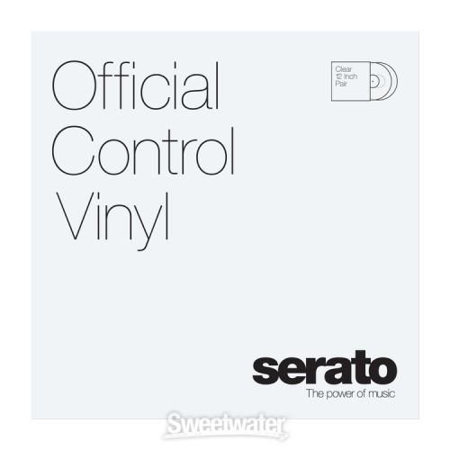  Serato 12 inch Control Vinyl Pair - Clear