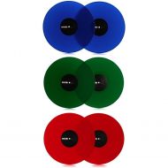 Serato 12 inch Control Vinyl - Blue, Red, and Yellow
