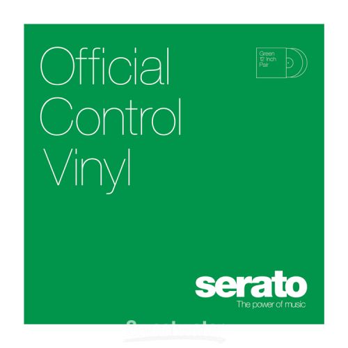  Serato 12 inch Control Vinyl Pair - Transparent Green