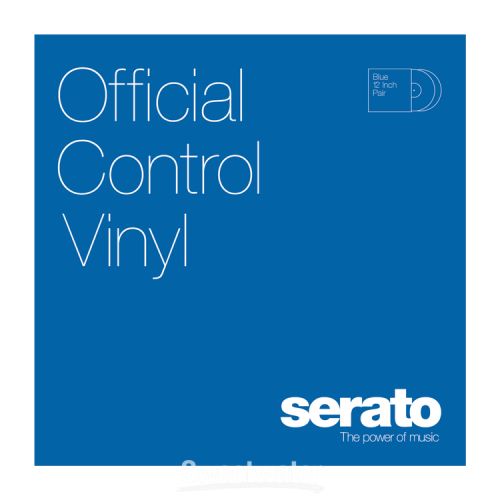  Serato 12 inch Control Vinyl Pair - Blue