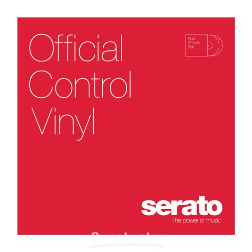  Serato 12 inch Control Vinyl Pair - Solid Red