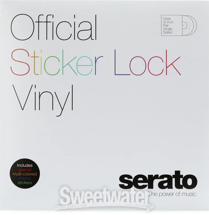  Serato 12 inch Control Vinyl Pair - Sticker Lock